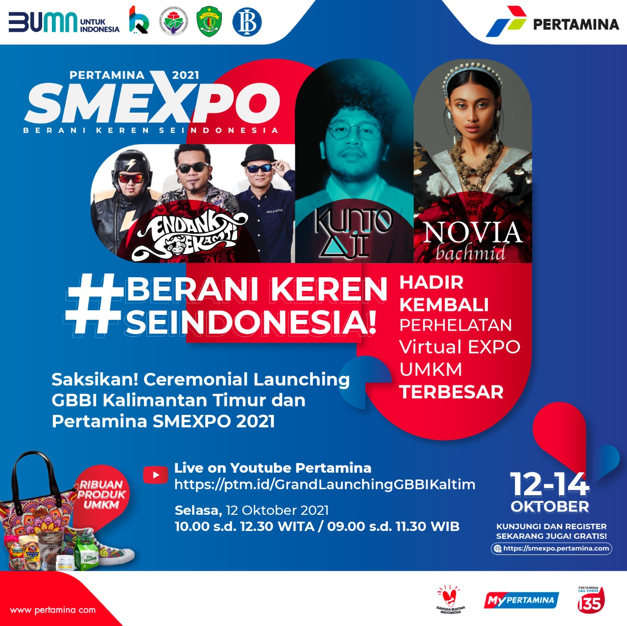 Pameran Virtual UMKM Pertamina SMEXPO 2021, Hadirkan Ribuan Produk UMKM di Indonesia Dimulai